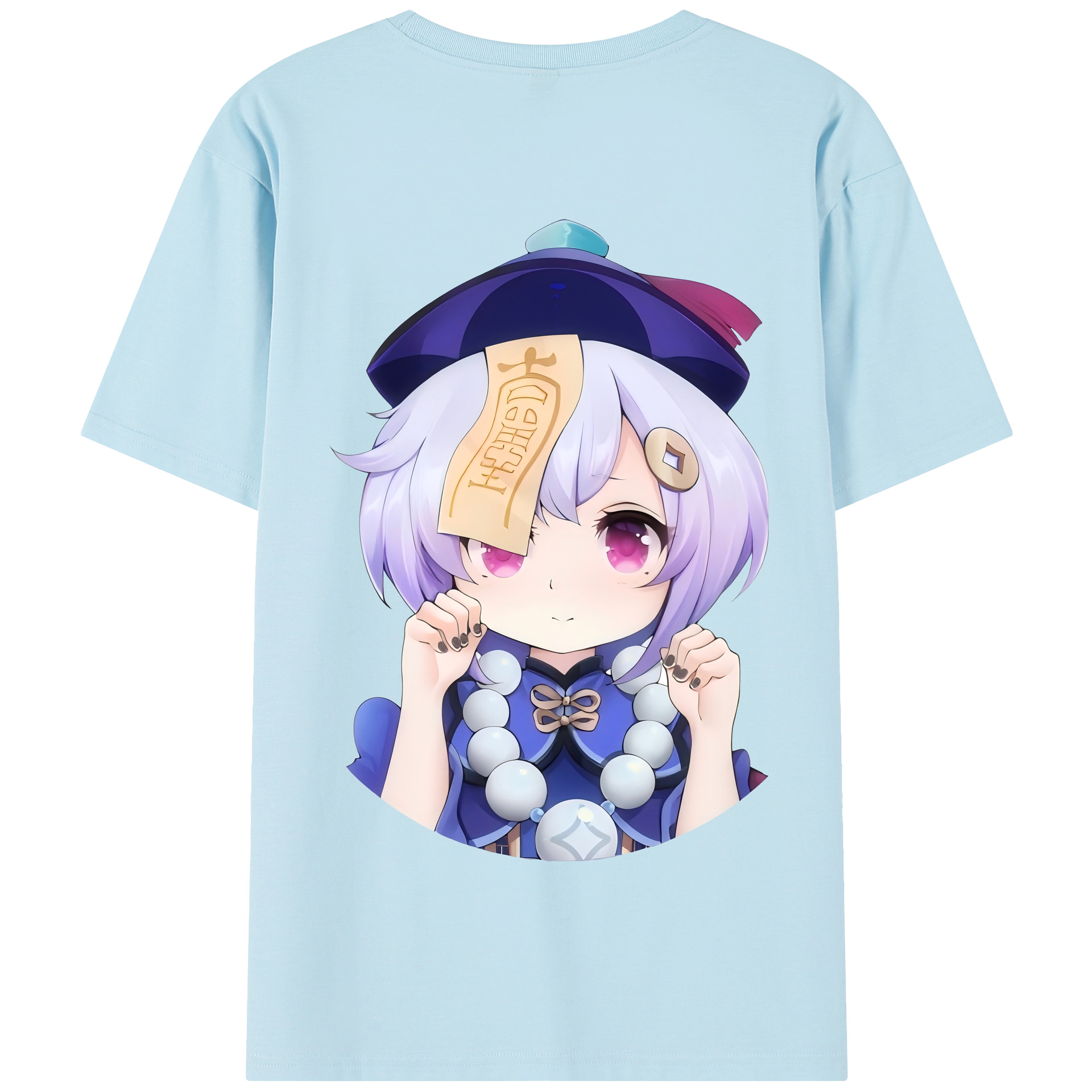 げんし神 七七 なな  genshin Nana 綿100％半袖Tシャツ（背面プリント）